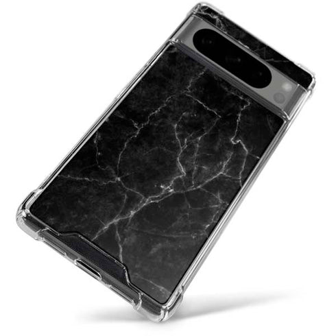 Black Marble Google Pixel 8 Pro Clear Case